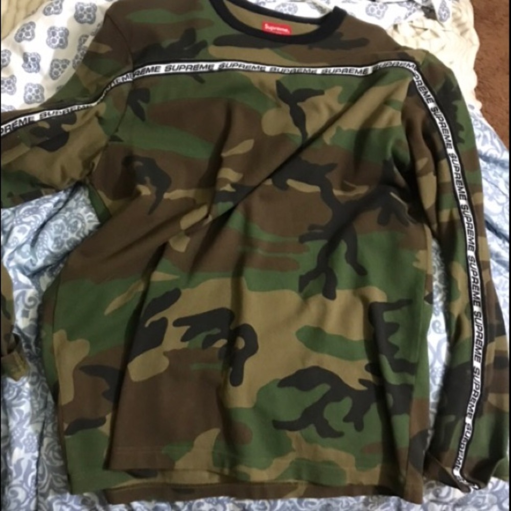 Supreme camo long sleeve
